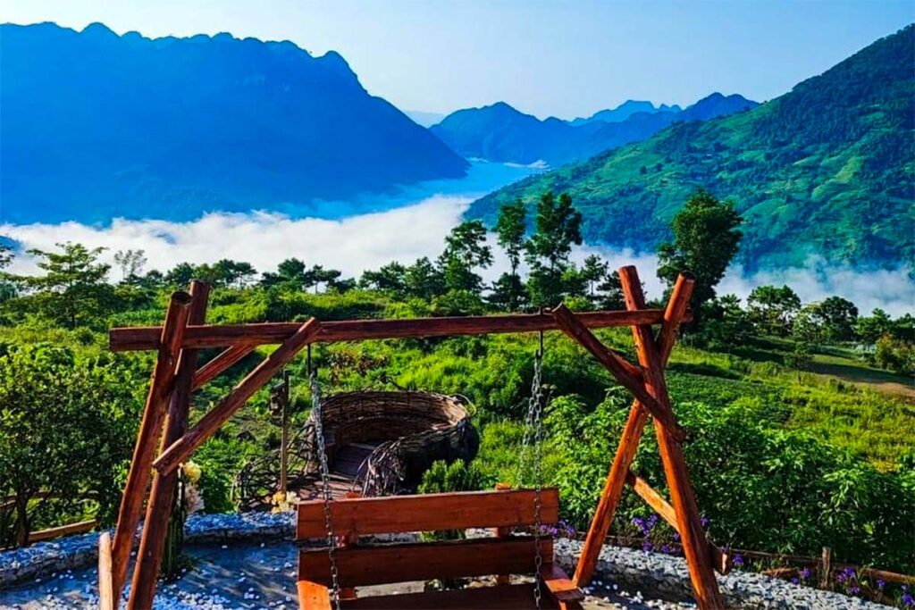 Punto panoramico del Passo Bac Sum a Ha Giang