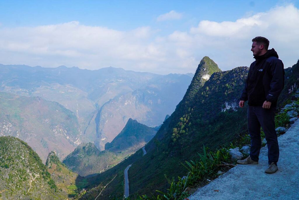 view from Ma Pi Leng Skywalk in Ha Giang